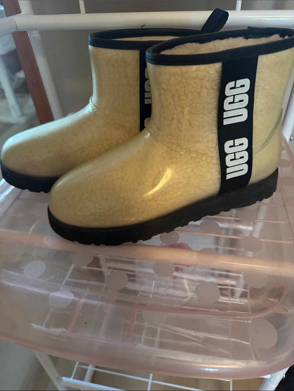 UGG ClearShearling-Lined Short Boots